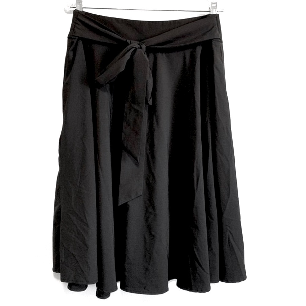 Belle Poque Black A-Line Skirt